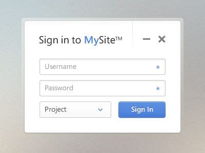 my site sign in.